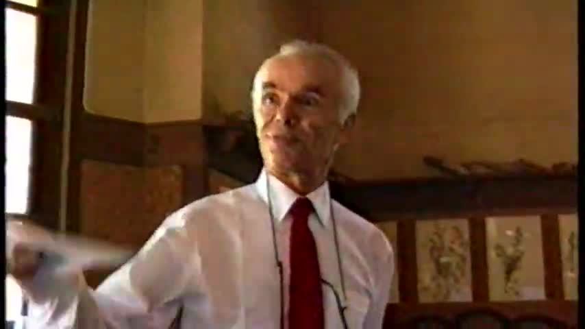 Fête de départ en retraite de Hubert Gillet (1924-2009), le 7 septembre 1987