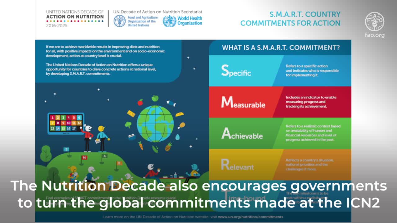 2016-2025 : la Décennie d'action des Nations Unies pour la nutrition