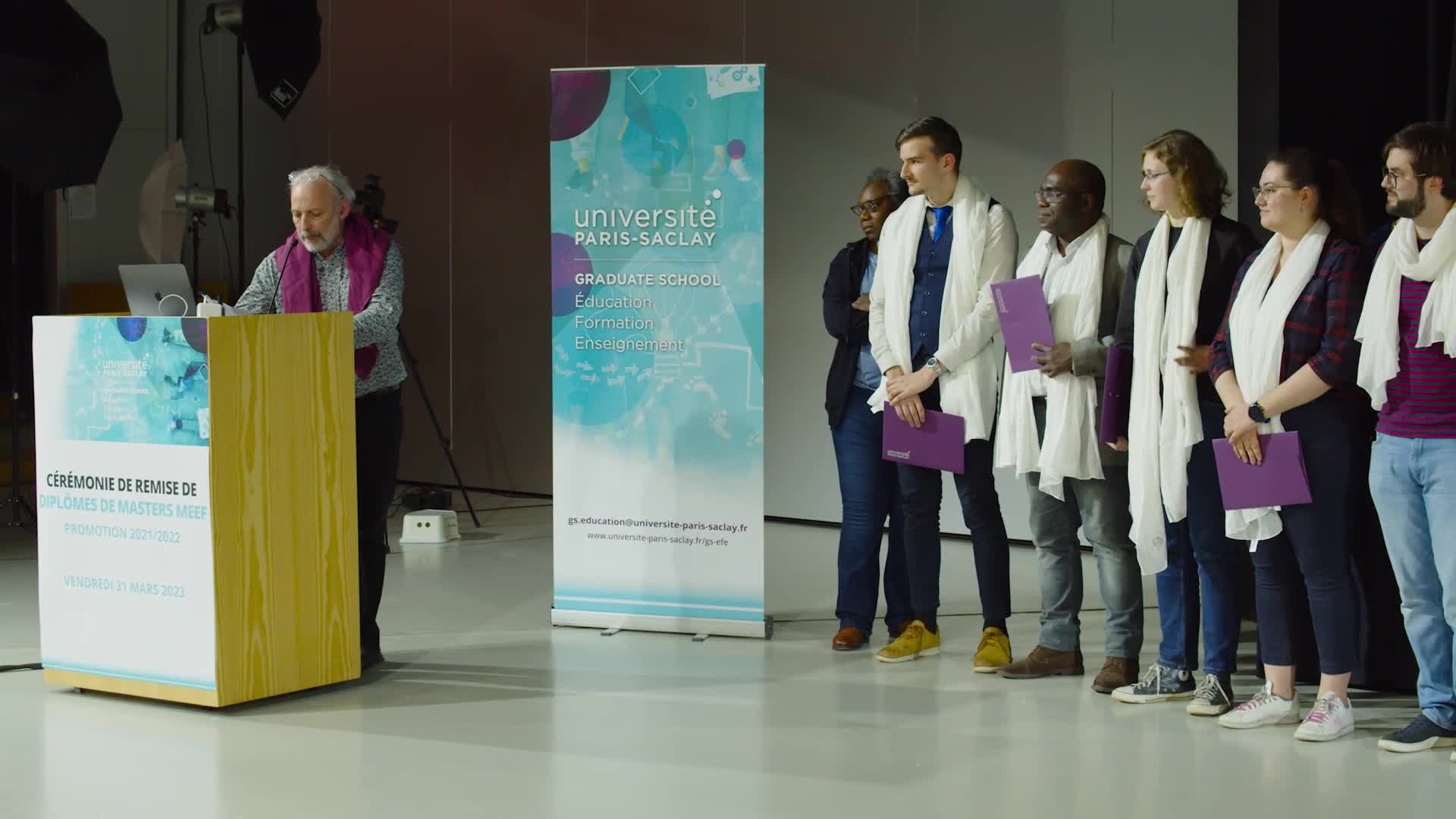 2ème Cérémonie de remise des diplômes des Masters MEEF, GS EFE