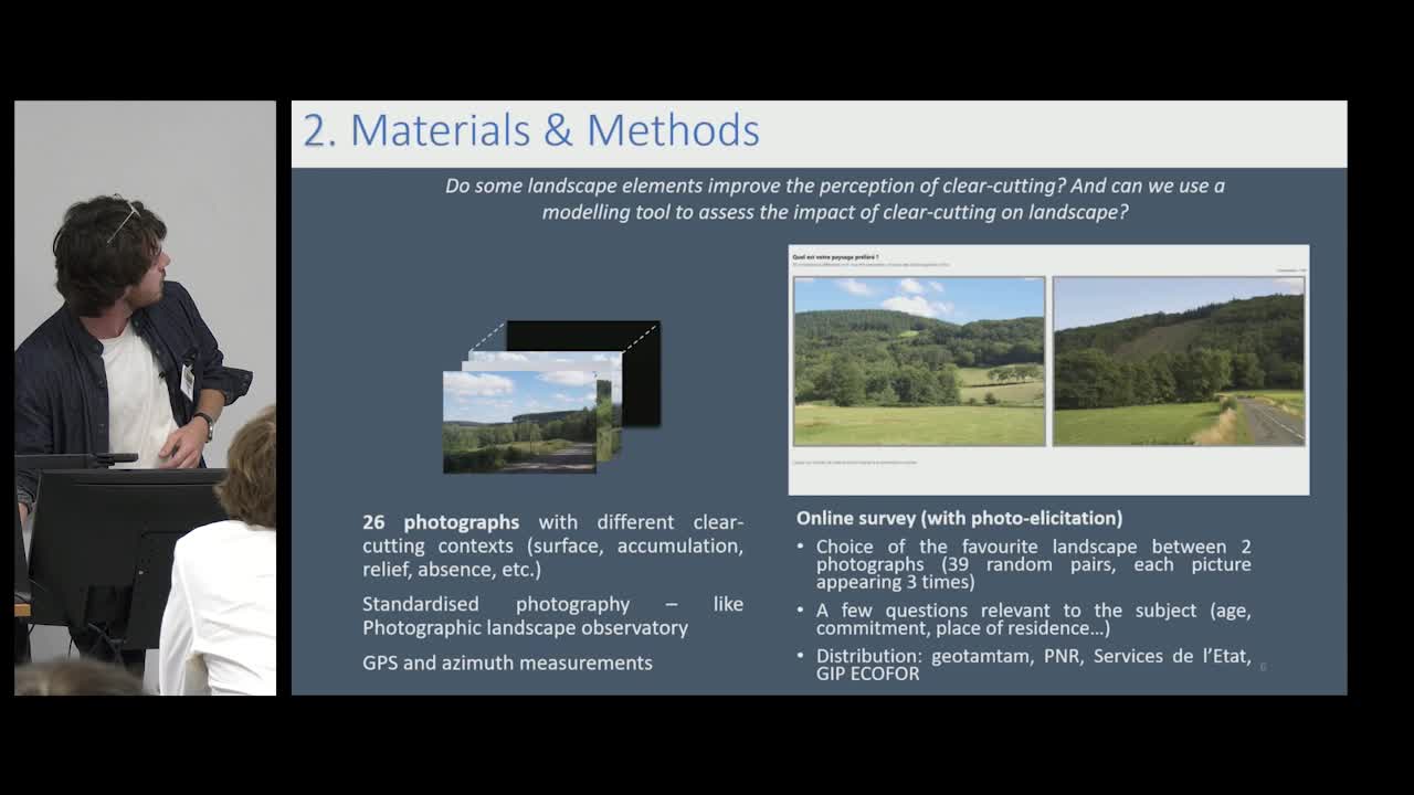 Clear-cuts: do you like it? Coupling of a landscape aesthetic approach with landscape metrics