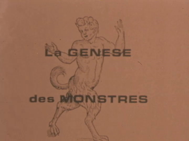 La Genèse des monstres