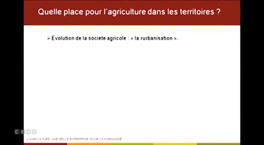 La consommation d'espaces agricoles à raison de l'étalement urbain