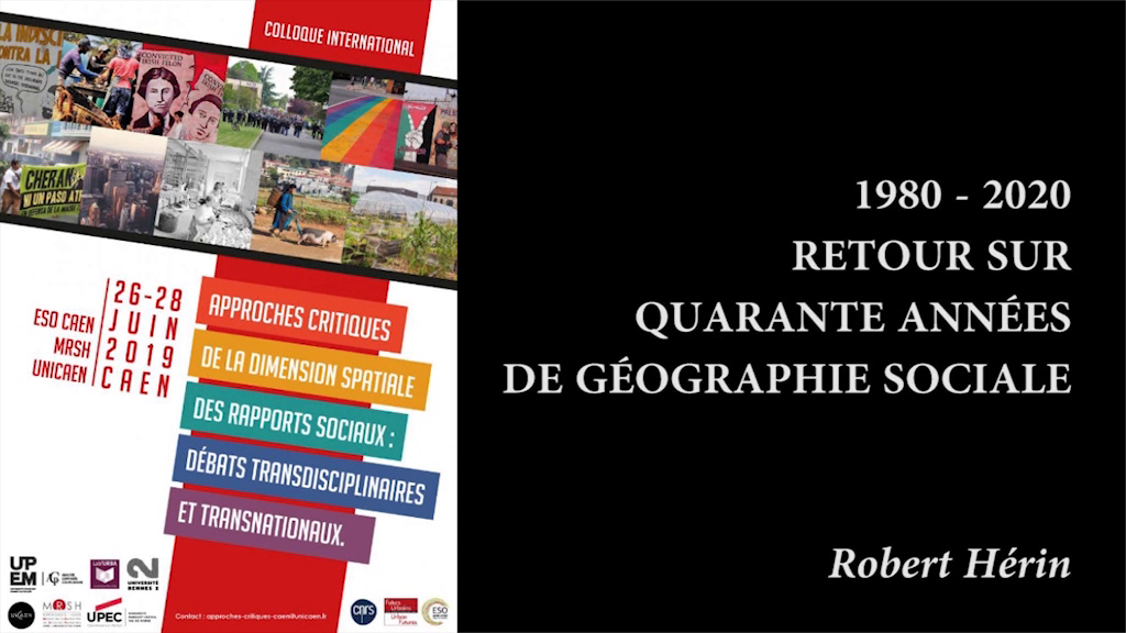 La géographie sociale confrontée aux enjeux de ce nouveau siècle