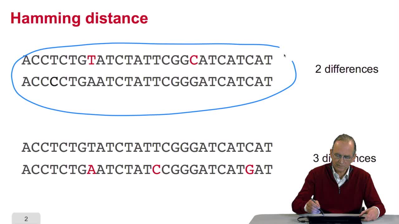 4.3. Measuring sequence similarity