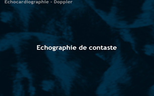 Échographie de contraste