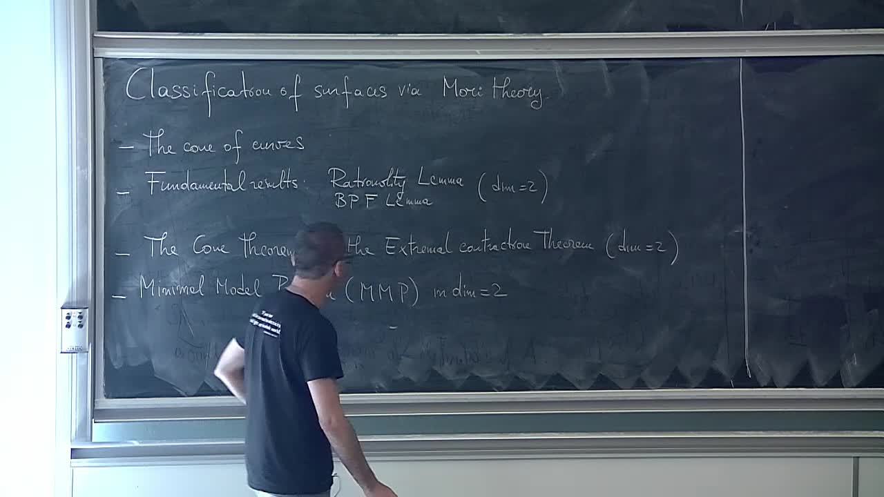 F. Polizzi - Classification of surfaces via Mori theory (Part 1)