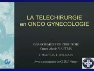 Première journée francophone de chirurgie robotique - hystérectomie